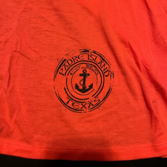 Orange Backless Padre Island Tank Top, Size Medium - Picture 2 of 4